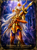 Tableau Métal Krishna de Chrysaor Saint Seiya Général Marina Poploom
