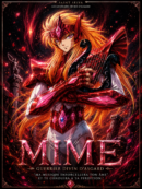 Tableau Métal Mime de Benetnash Saint Seiya Guerrier Divin d'Asgard Poploom