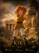 Tableau Métal Premium Kiki – Le Petit Guerrier au Grand Cœur Saint Seiya