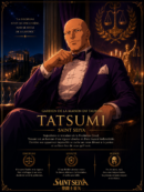 Tableau Métal Premium Tatsumi – Le Fidèle Majordome de la Fondation Graad Saint Seiya
