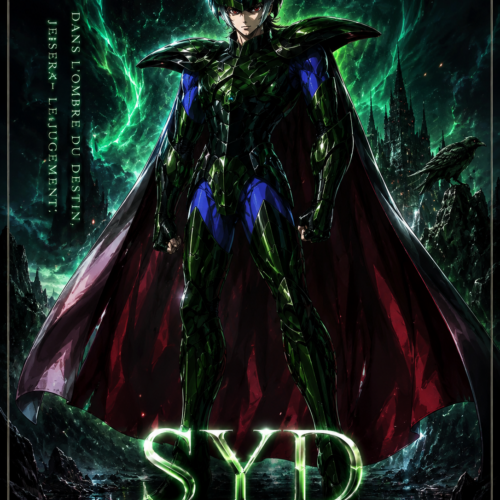 Tableau Métal Syd de Mizar Zêta Saint Seiya Guerrier Divin d'Asgard Poploom