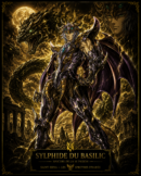 Tableau Métal Sylphide du Basilic – Spectre d'Hadès Saint Seiya Poploom
