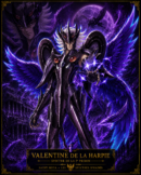 Tableau Métal Valentine de la Harpie Saint Seiya Spectre d'Hadès Poploom